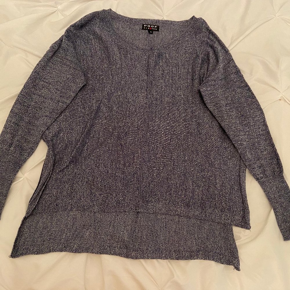 Navy and White Sweater